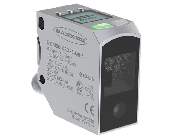 BANNER邦纳QCM50系列高性能颜色传感器