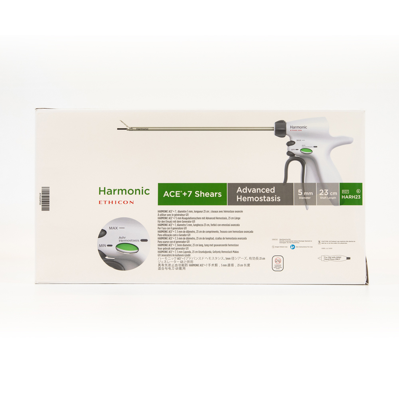 Ethicon HARH23 - HARMONIC ACE®+7 高级止血剪（5mm x 23cm）