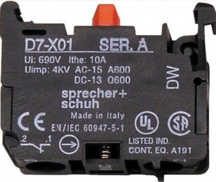 SPRECHER+SCHUH 接触器 D7X01S